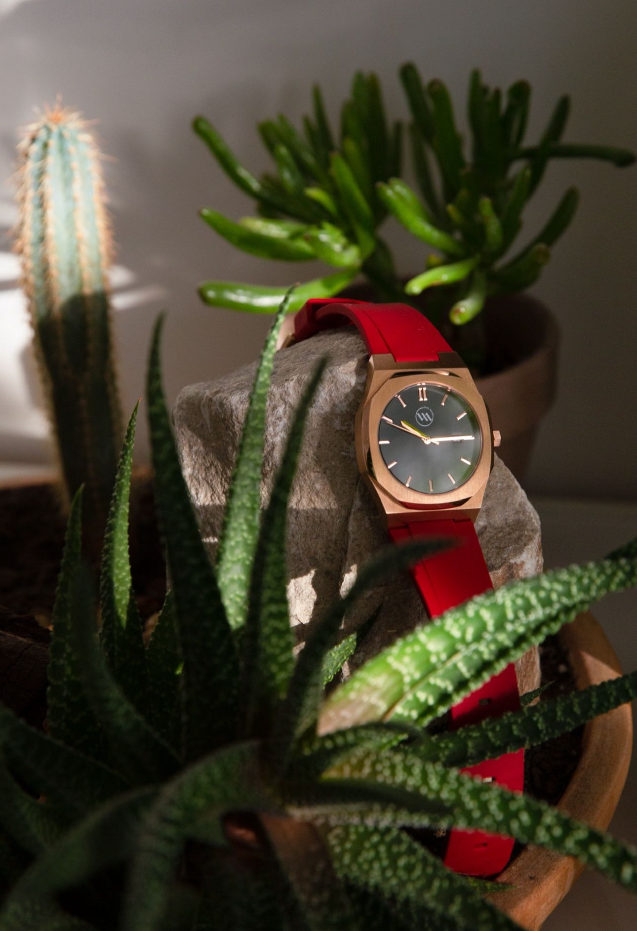 Apollo Rose Gold Stainless Steel Quartz Watch